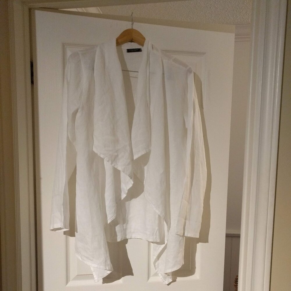 White Linen Italian Jacket